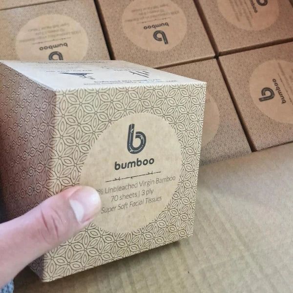 Box of face tissues