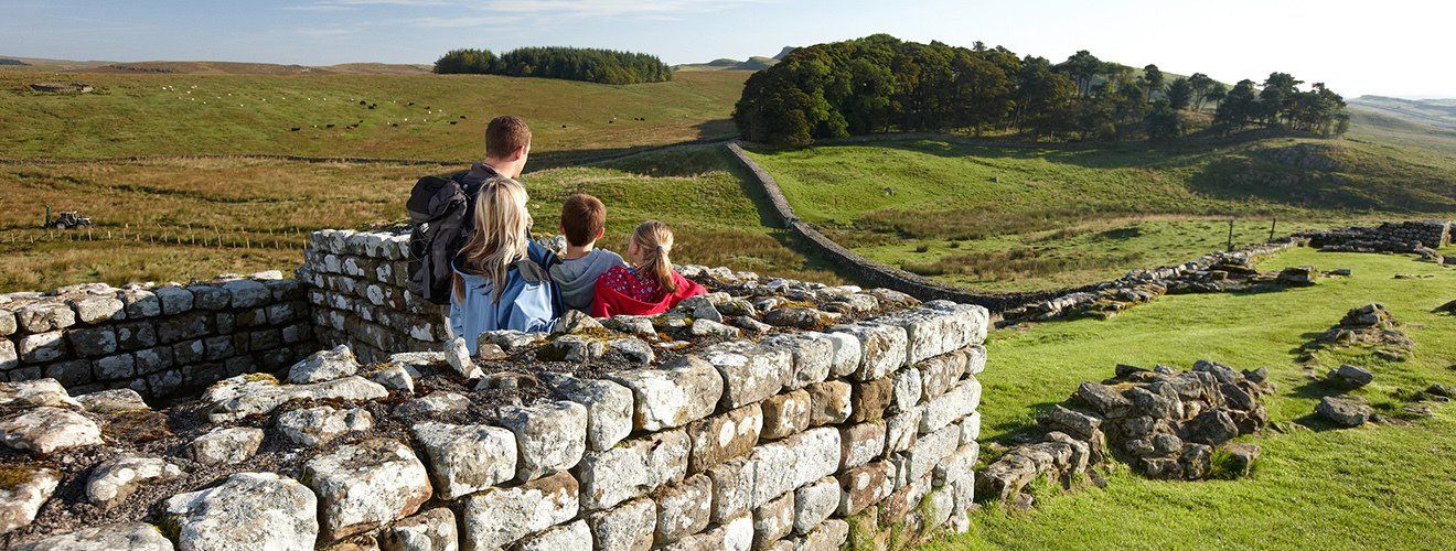family on Hadrian's Wall
