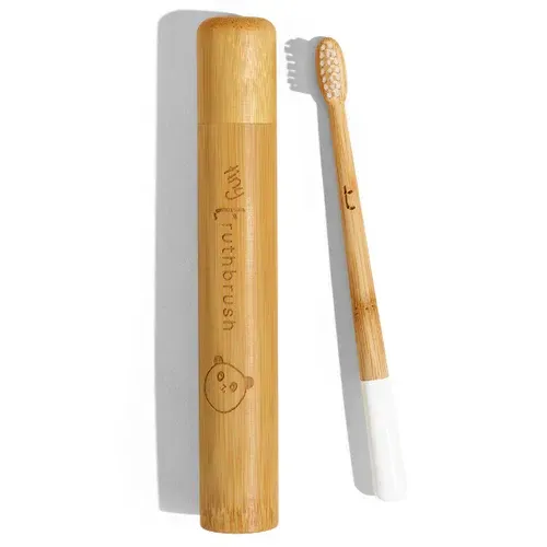 Children's Bamboo Toothbrush Travel Set