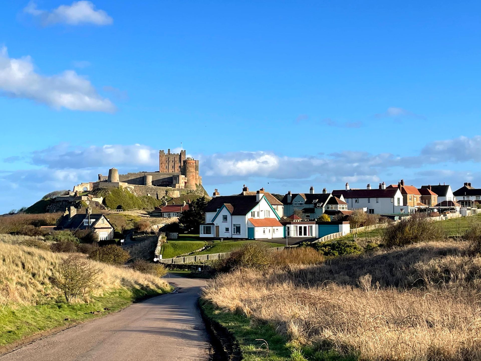 Bamburgh Castle and Village
