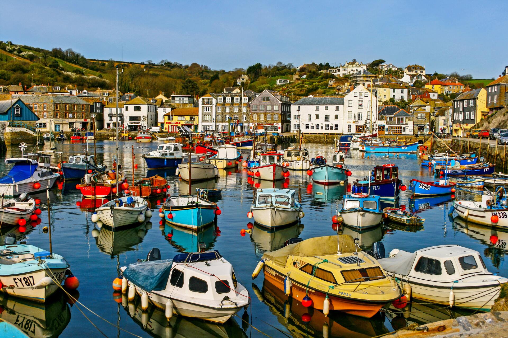 Harbour and boats South West England