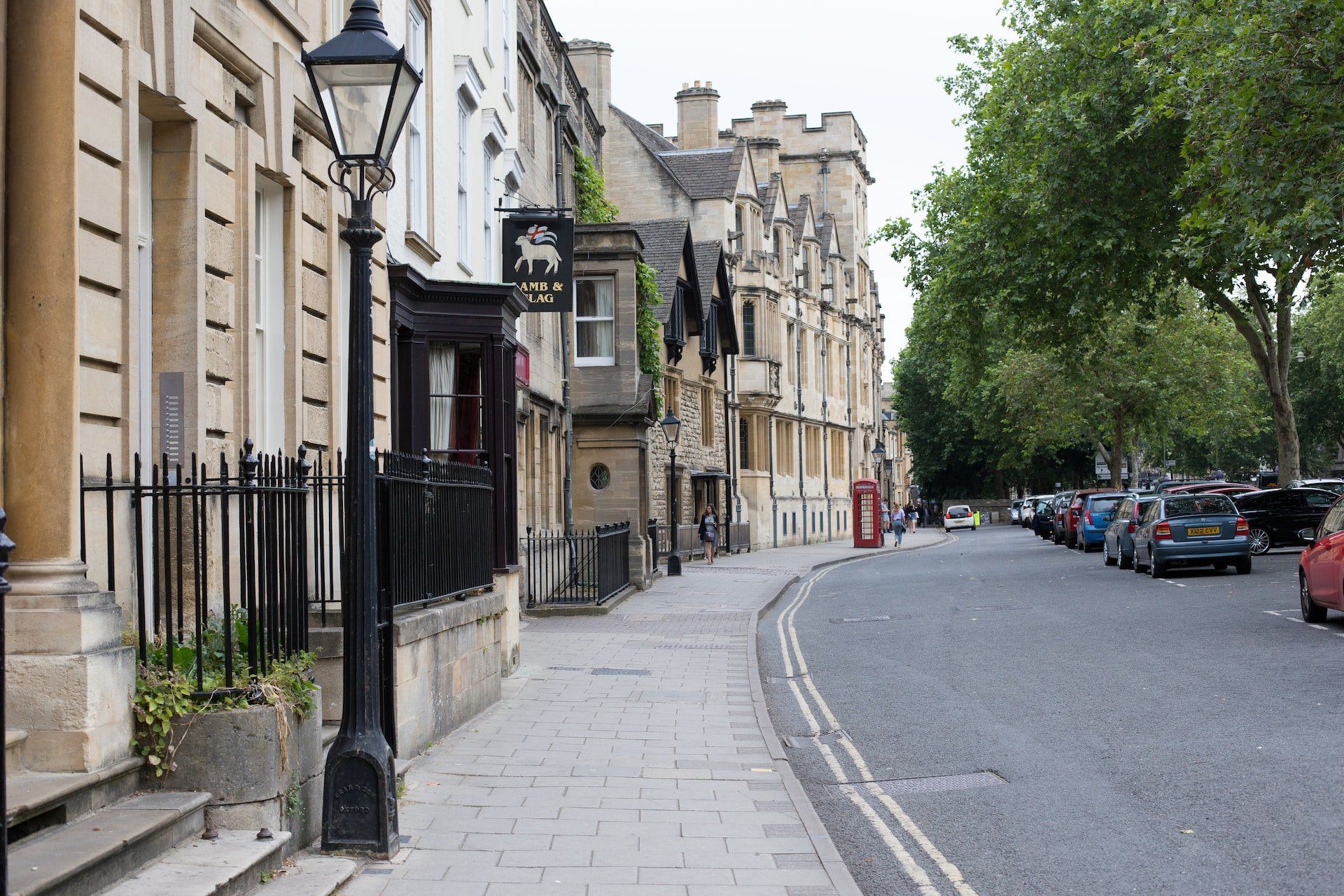 Period Homes on Street in Oxford