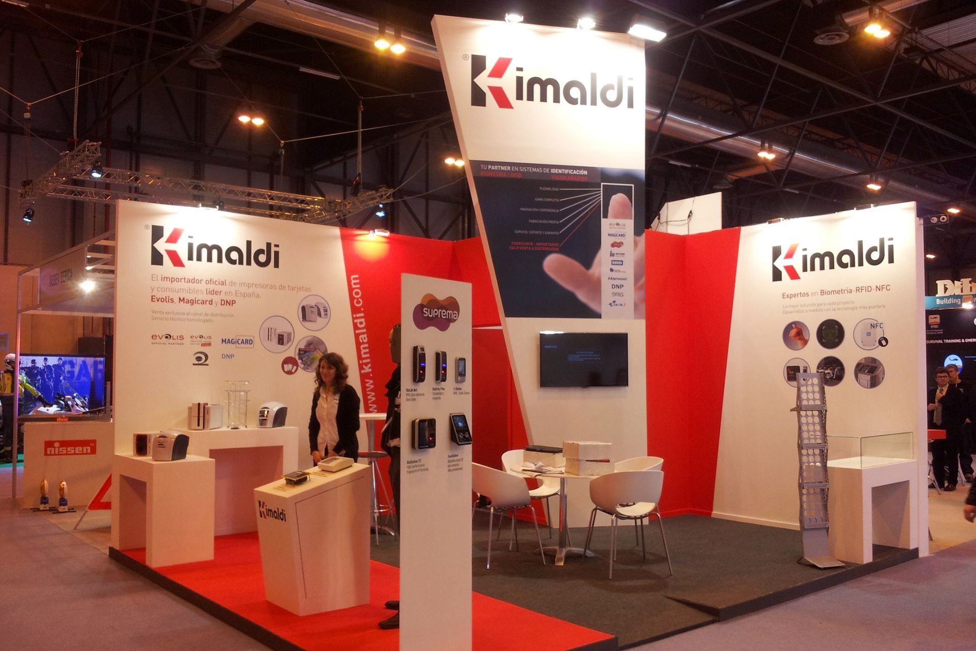 Stand de Kimaldi Electronics en SICUR 2013, IFEMA Madrid