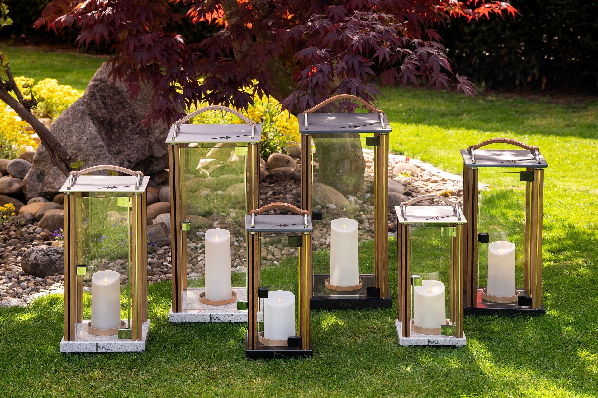 Lineamare lanterns - Limited edition - tramonto del sole and levare del sole - portfolio in different sizes