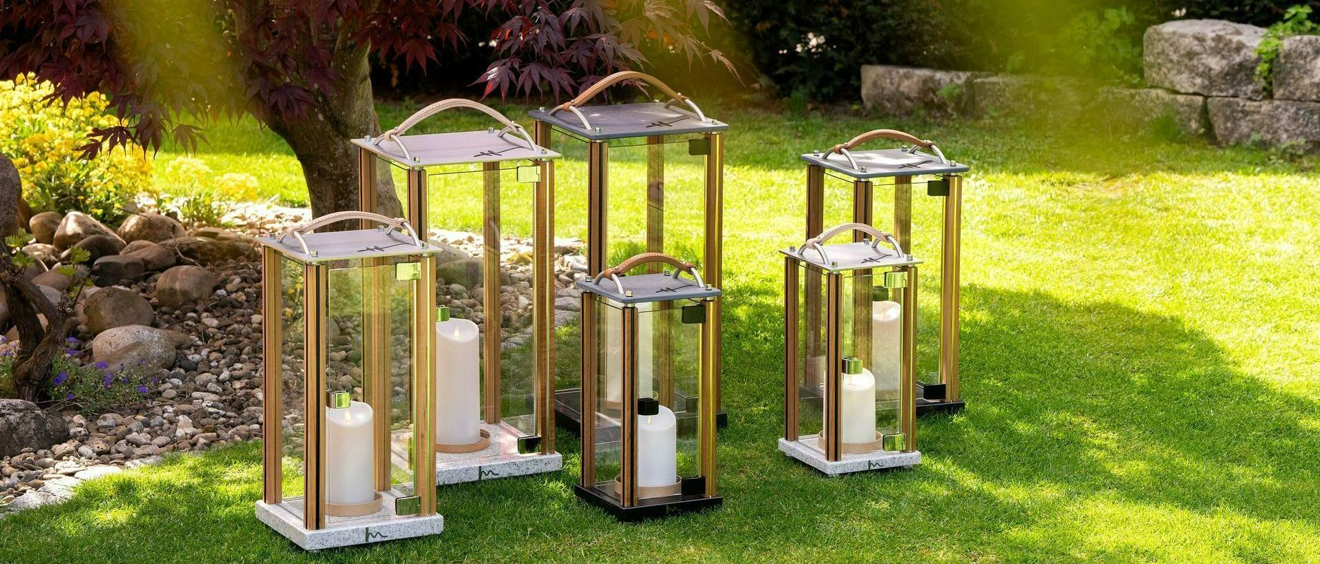 Lineamare lanterns - Limited edition - tramonto del sole and levare del sole - portfolio in different sizes