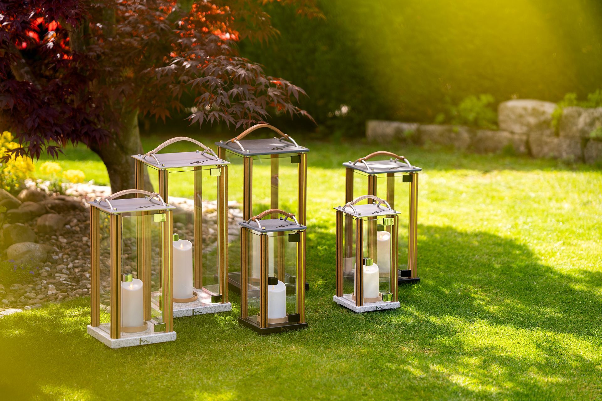 Lineamare lanterns - Limited edition - tramonto del sole and levare del sole - portfolio in different sizes