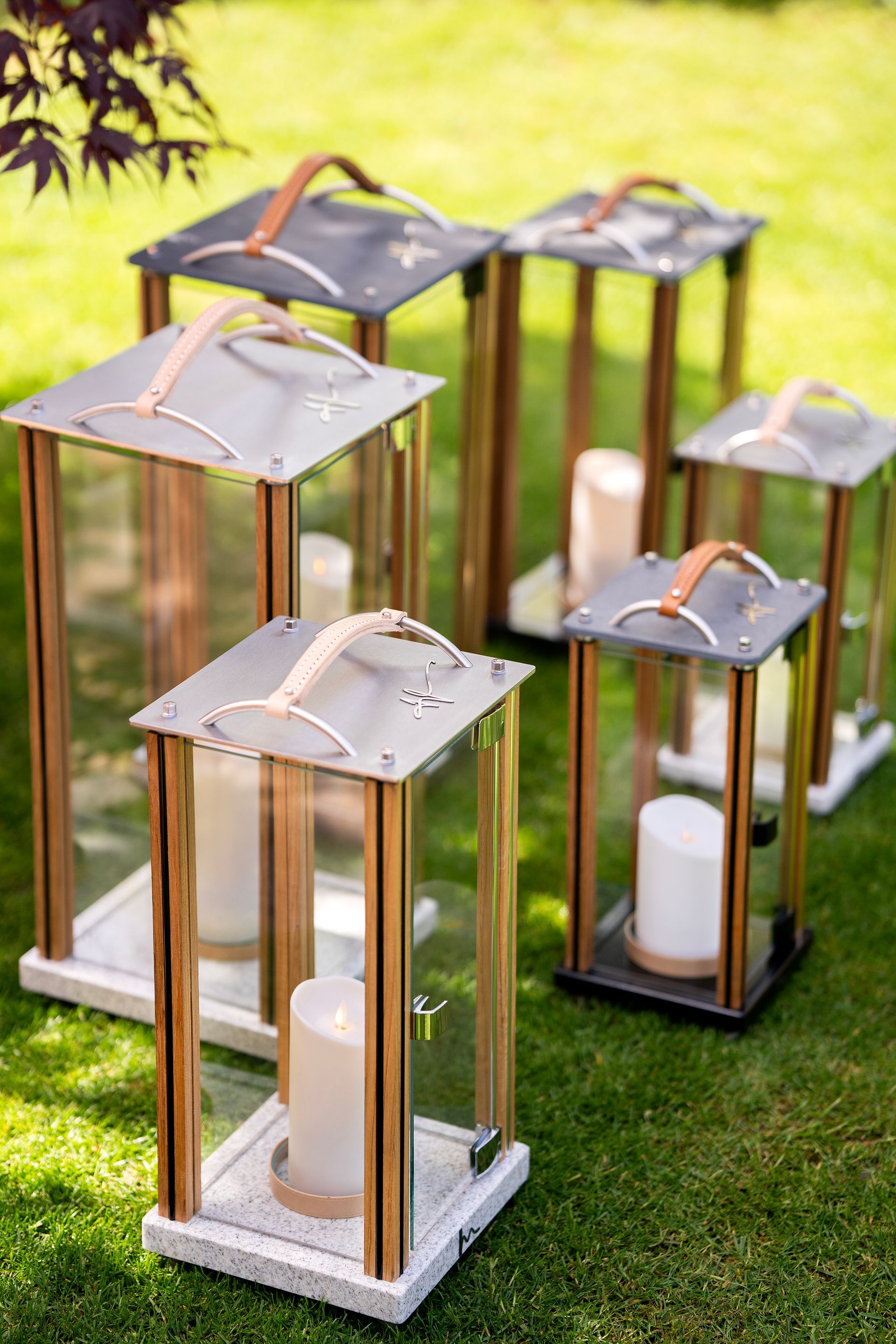 Lineamare lanterns - Limited edition - tramonto del sole and levare del sole  - portfolio in different sizes