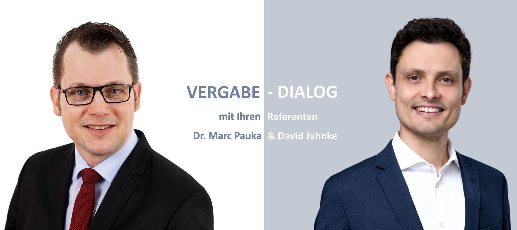 Vergabe-Dialog mit Dr. Marc Pauka