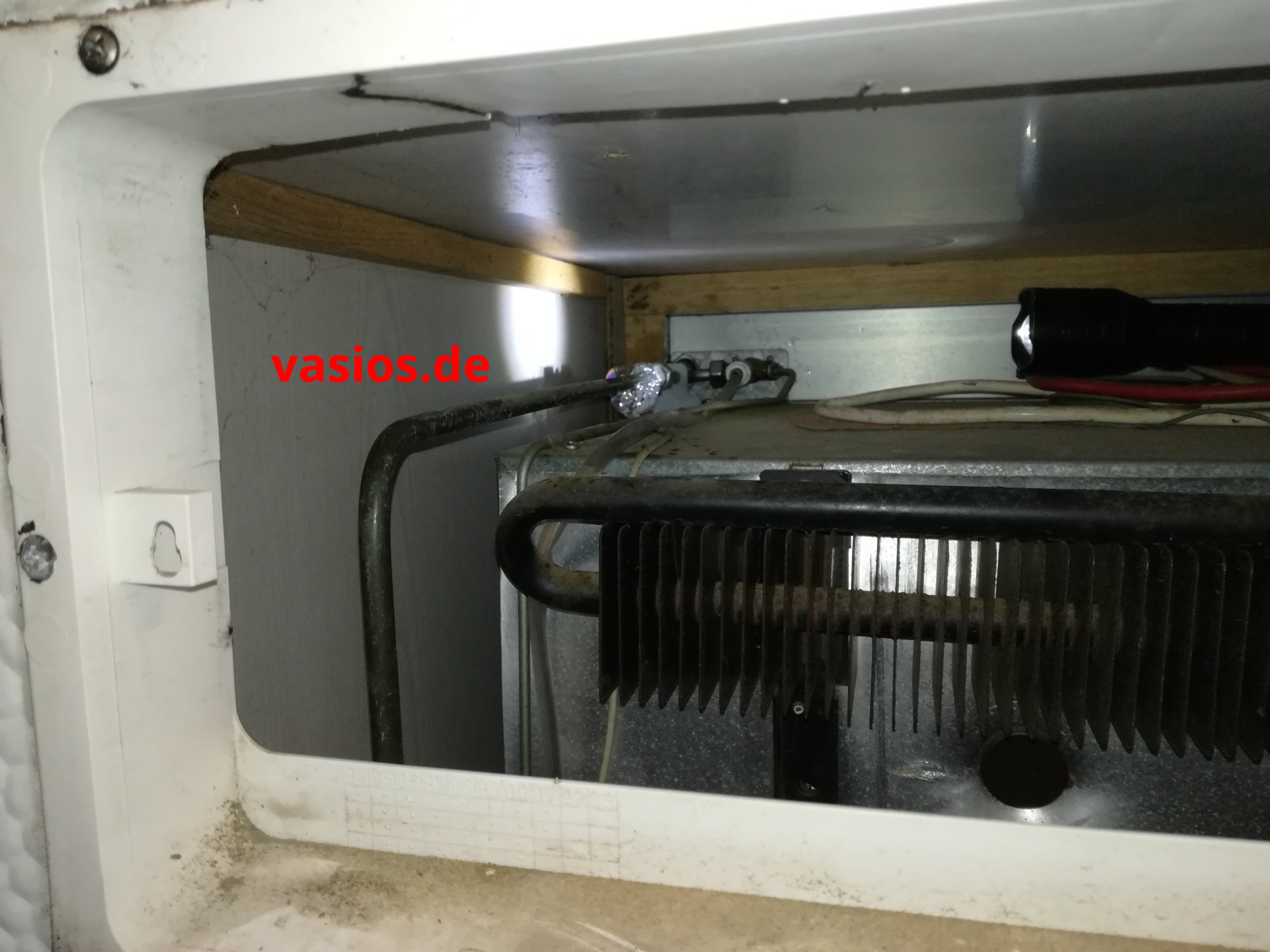Kühlschrank undicht, Gasprüfung,Wohnwagen,Wohnmobil,vasios.de