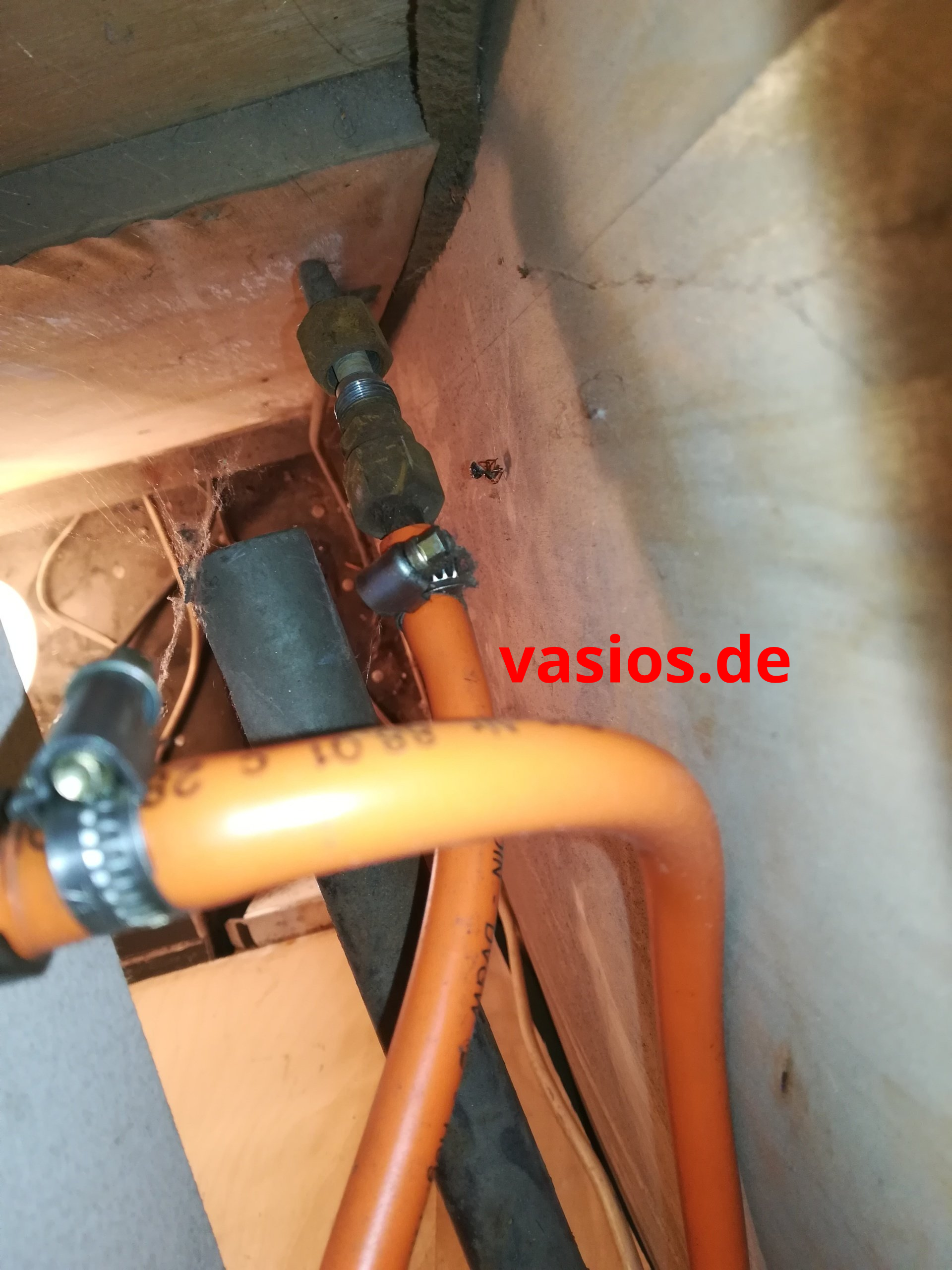 Schlauchschelle, Gasprüfung,Wohnwagen,Wohnmobil,vasios.de