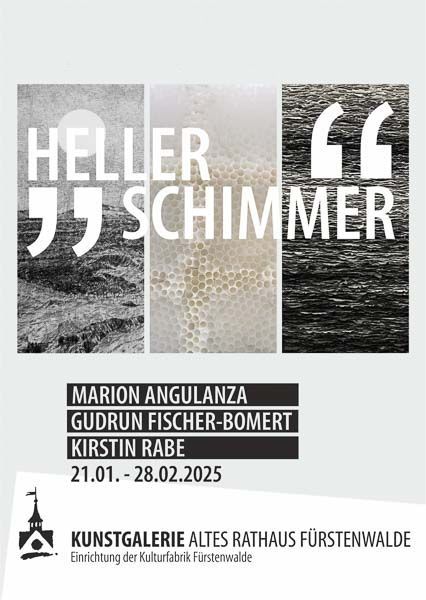 Kirstin Rabe, Marion Angulanza, Gudrun Fischer-Bomert, Galerie Atles Rathaus, Fürstenwalde