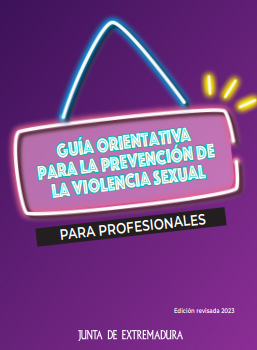 ● Guía orientativa para la prevención de la violencia sexual para profesionales: proporciona estrategias y herramientas prácticas para identificar y abordar situaciones de violencia sexual. Está dirigido a personas que trabajan con adolescentes y jóvenes, como educadores, psicólogos y otros profesionales. El documento ofrece orientaciones para la detección temprana de comportamientos abusivos, la intervención adecuada y la creación de entornos seguros, así como la promoción de relaciones respetuosas y libres de violencia.