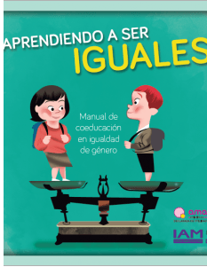 Aprendiendo a ser iguales. Manual de coeducación en igualdad de género: La escuela es un espacio clave para la socialización y el desarrollo personal, por lo que debe promover ideales de igualdad y ser un lugar libre de discriminación y violencia de género. La coeducación se presenta como la herramienta más efectiva para fomentar la igualdad y prevenir desigualdades desde la educación temprana. En 2015, se firmó un convenio en Aragón para implementar acciones que impulsen la igualdad y la prevención de violencias de género en las aulas. Este esfuerzo busca cambiar la percepción de la comunidad educativa, promover la diversidad y visibilizar las contribuciones de las mujeres, construyendo así relaciones más justas y equitativas. Coeducar es fundamental para avanzar hacia sociedades más igualitarias y sin violencia de género.