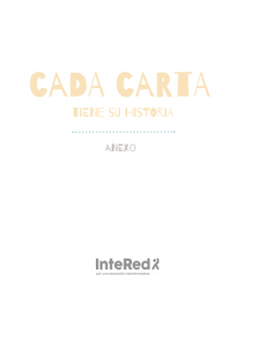 Cada carta tiene su historia: El texto