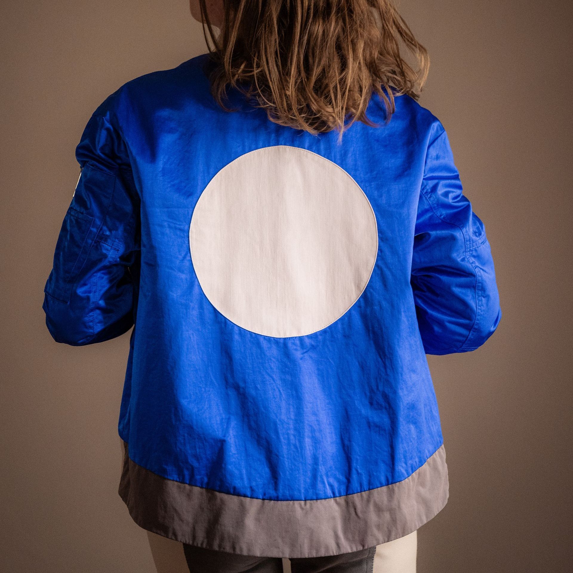 Racer-moon Jacke elektrisches Blau