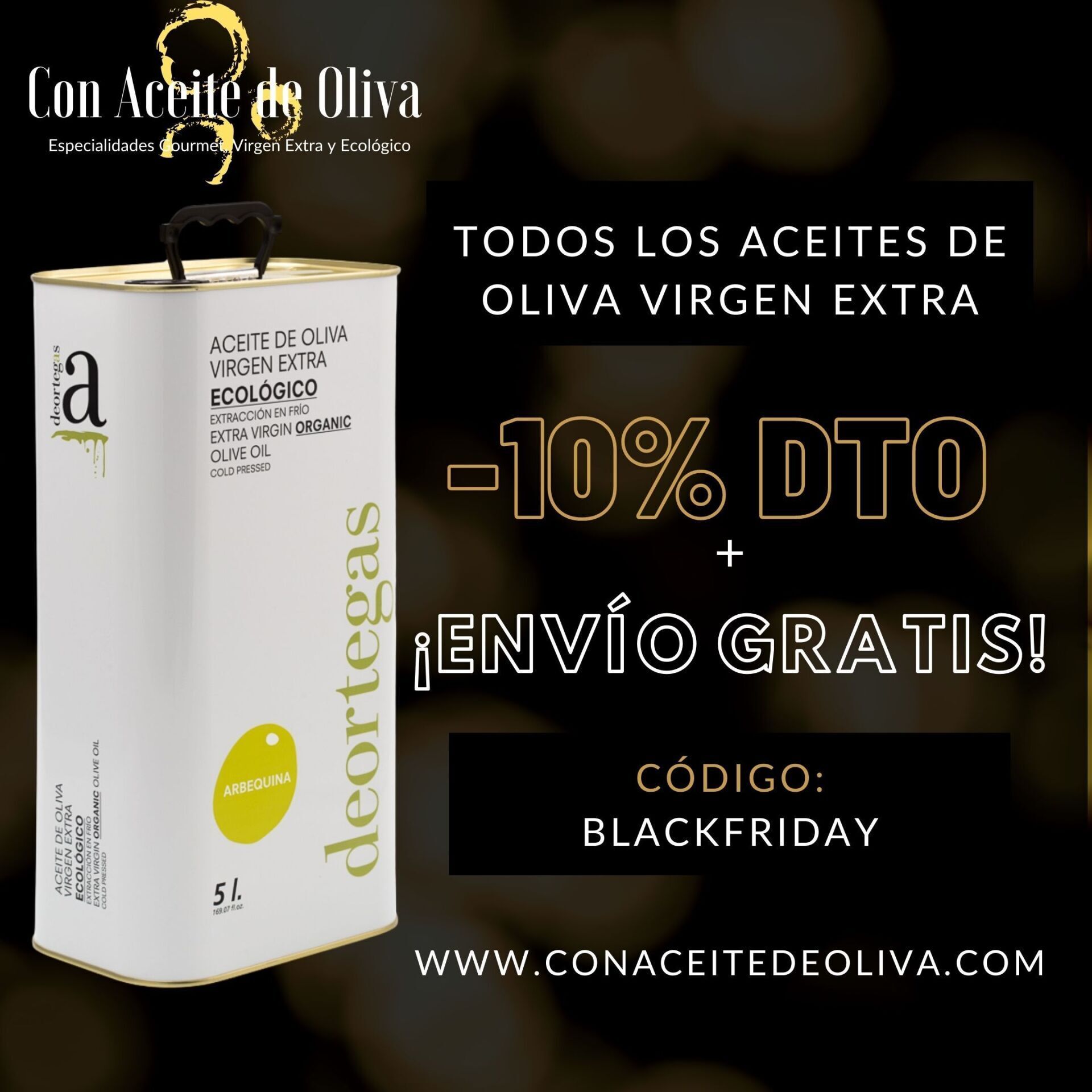 Pack regalo de aceite de oliva virgen extra premium