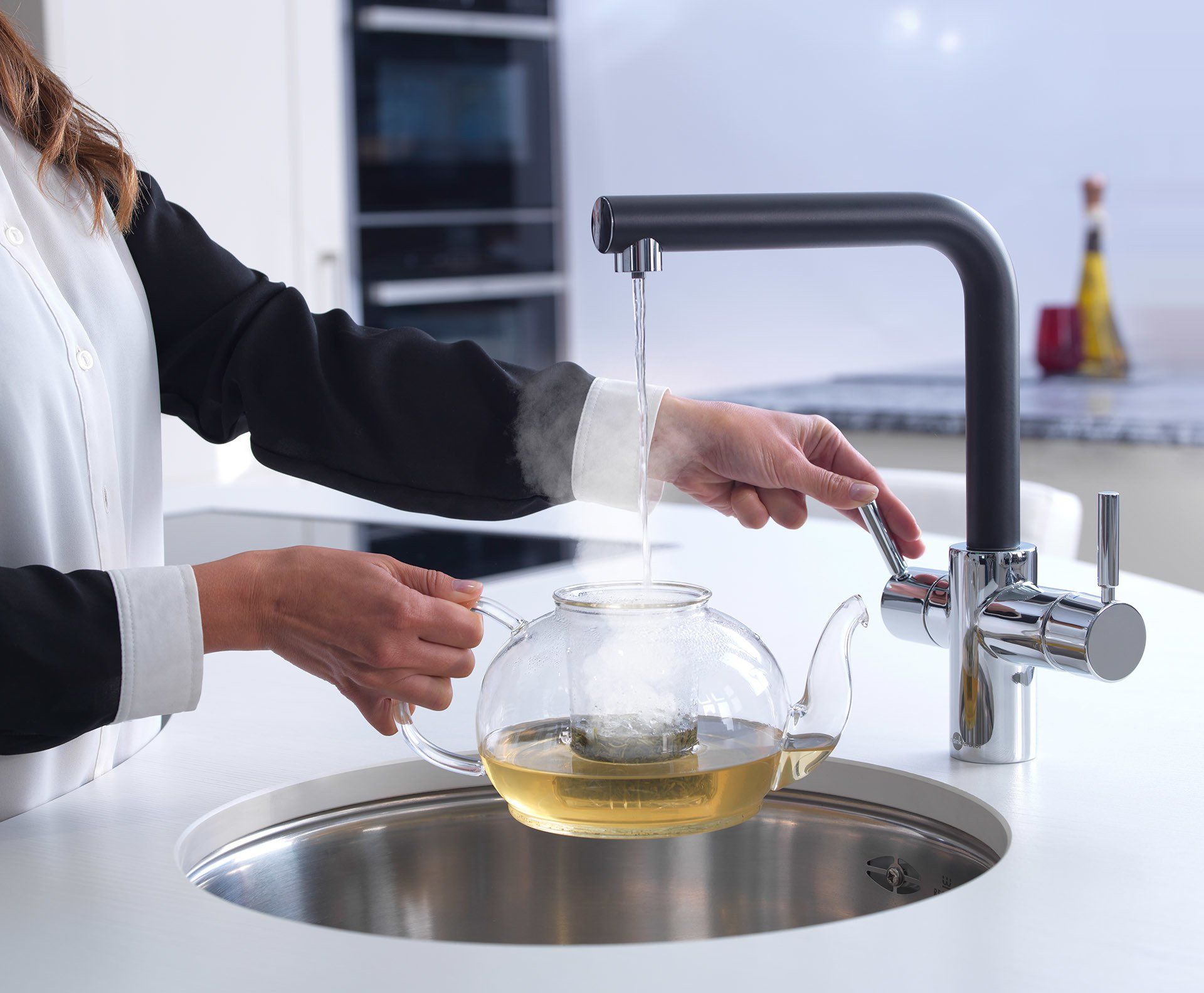 3-in-1 Dispenser im Einsatz