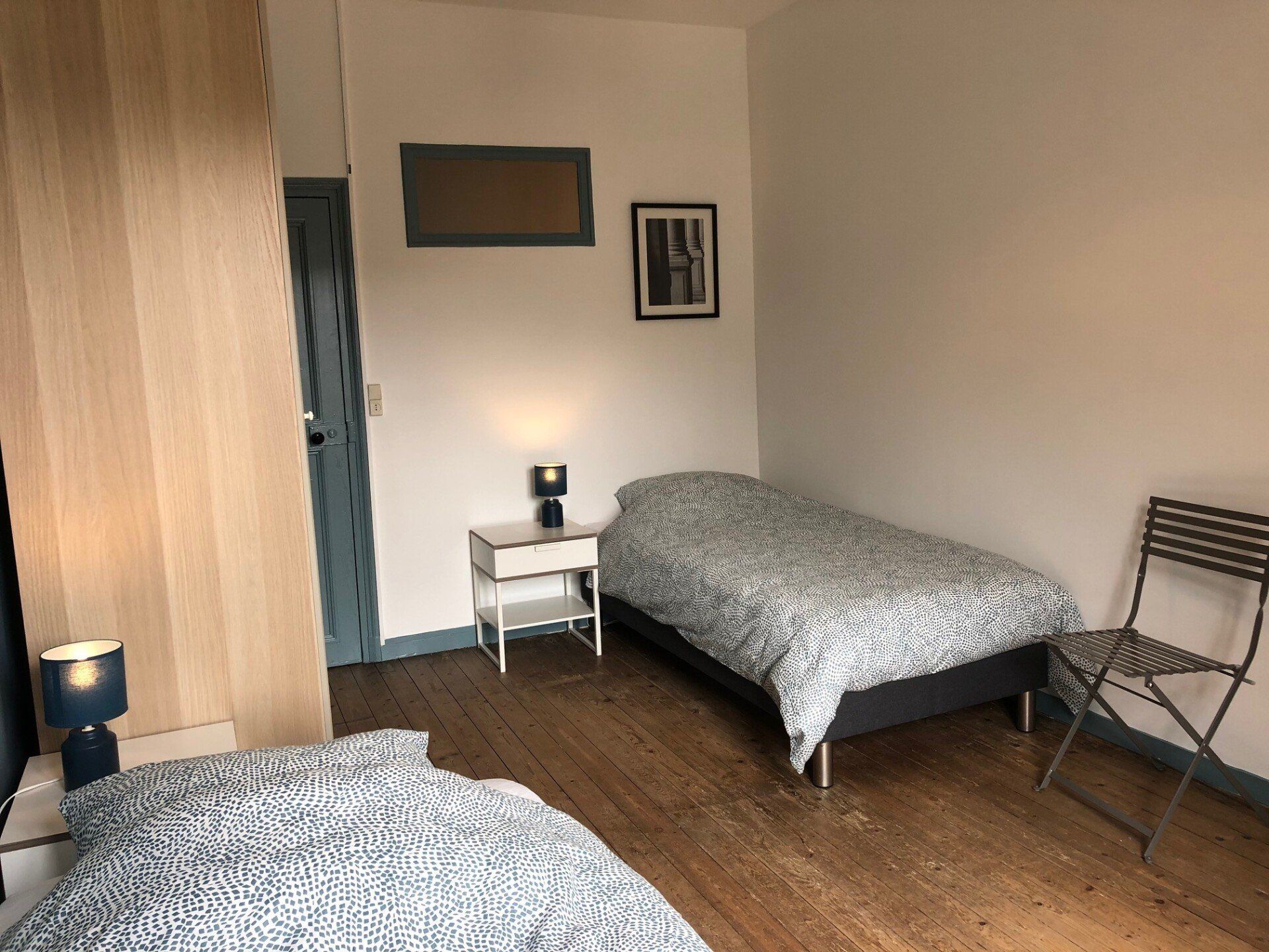 Chambre tout confort au sein d'un logement meublé TEYO à proximité de Roissy CDG