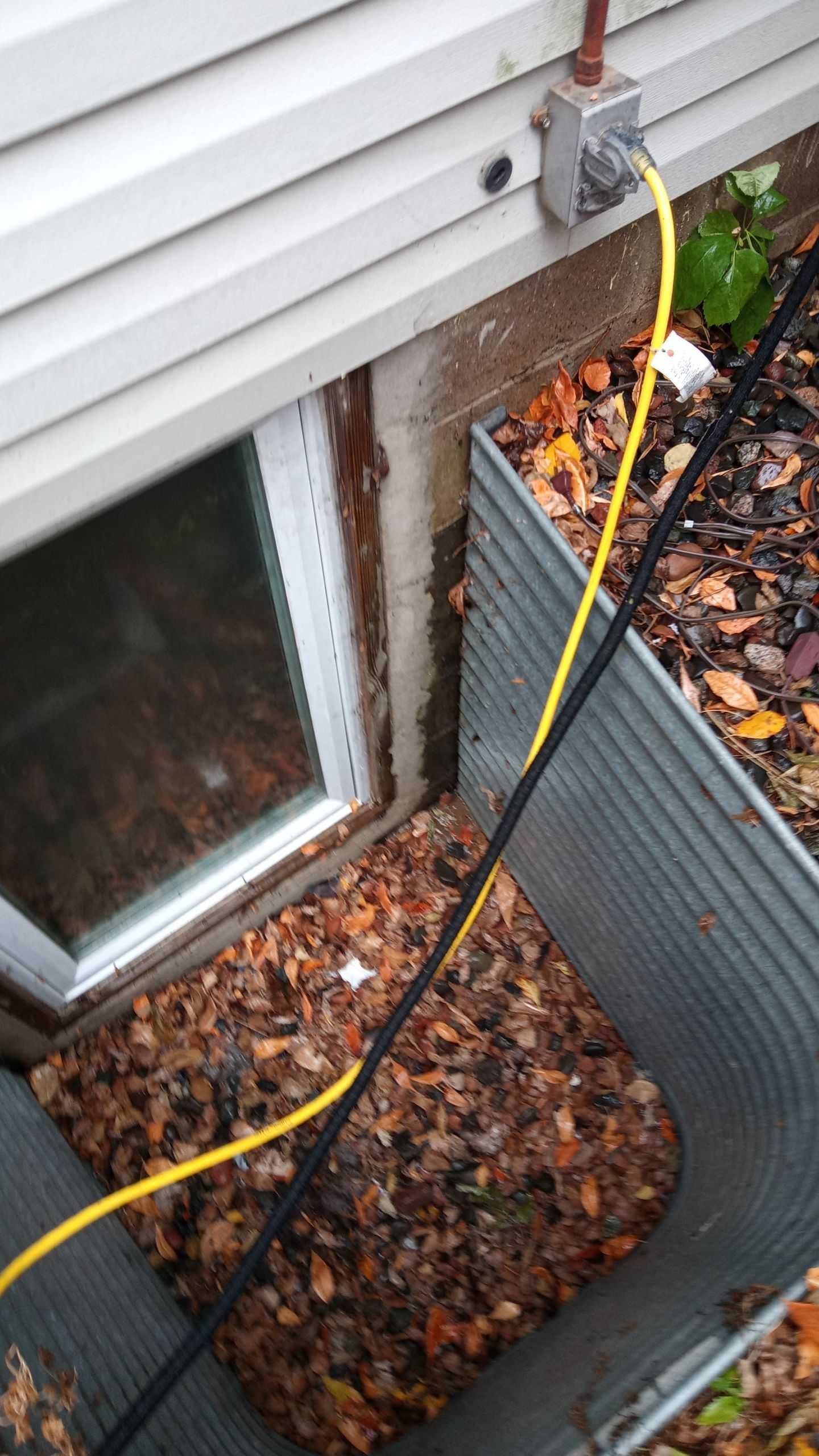 Egress window is leaking water into Oakdale Minnesota Basement
