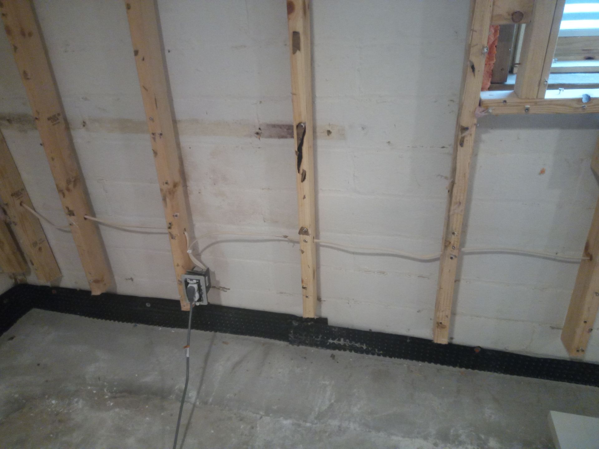 Waterproofing a home with a new drain-tile system