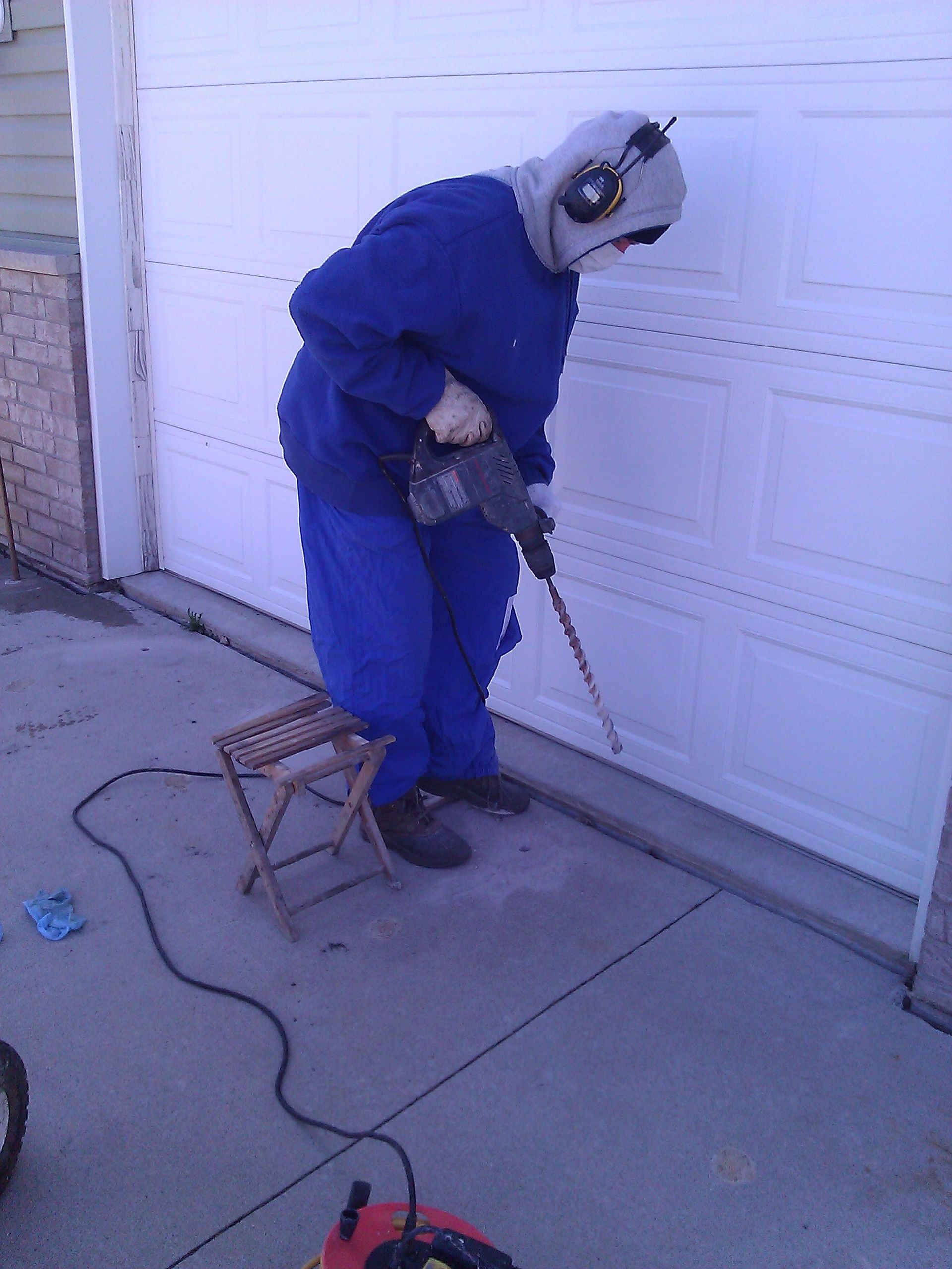 Exterior Bentonite Waterproofing for Basement Foundations under garages