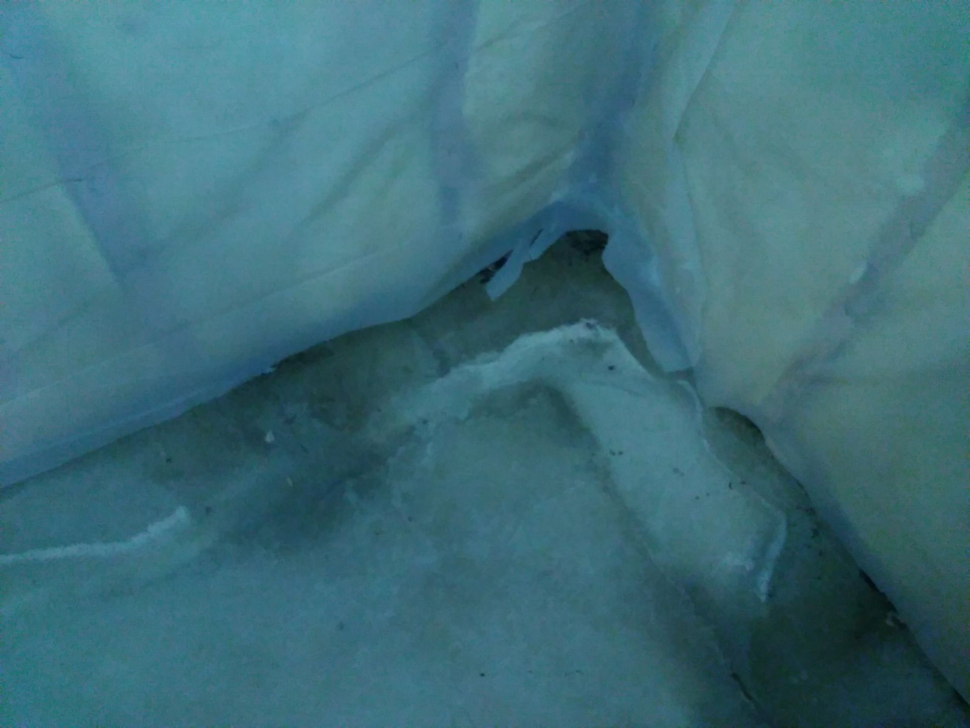 Wet basement with drain tile system