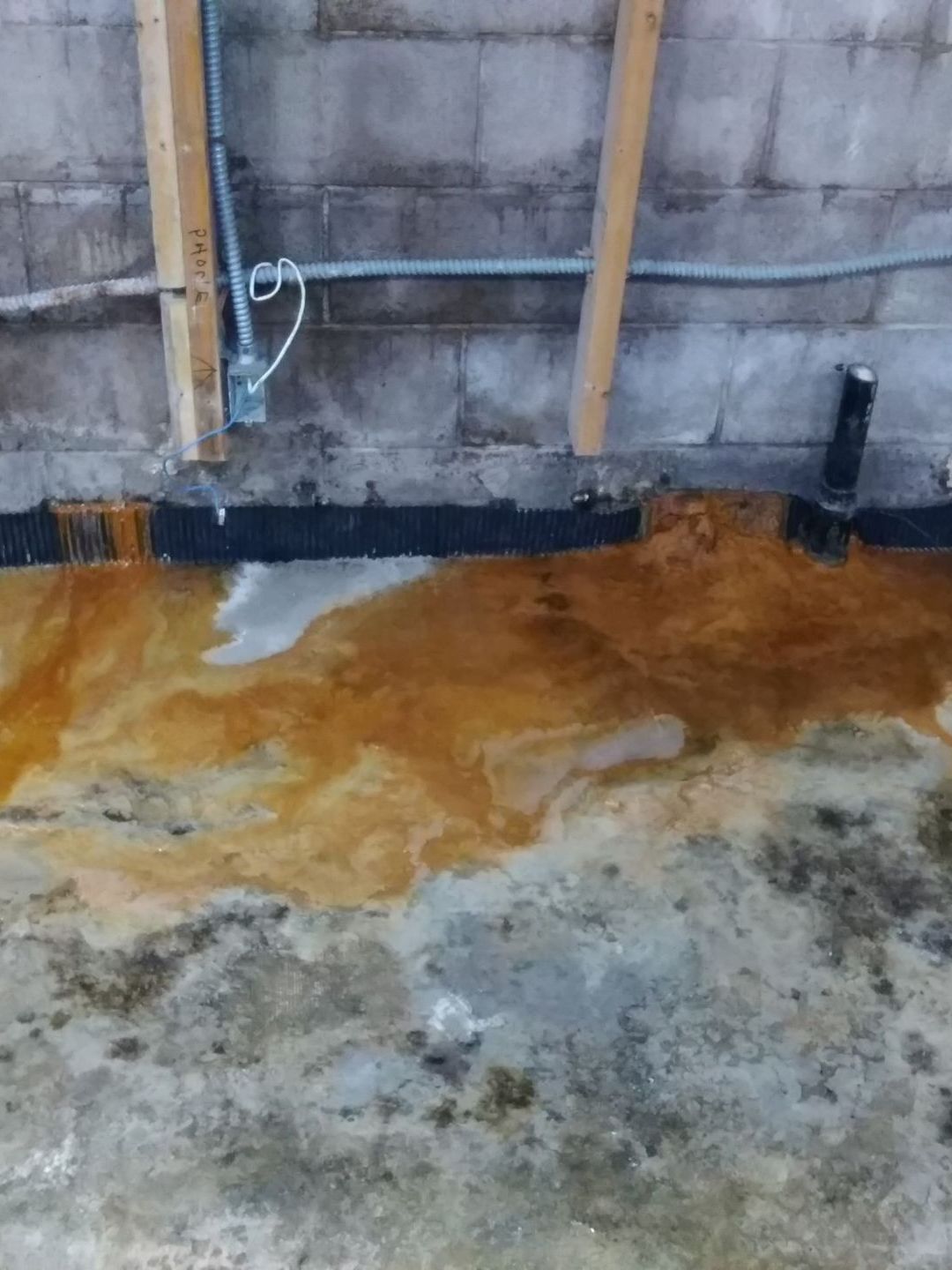Waterproofing Cottage Grove MN Basement with Iron Ochre
