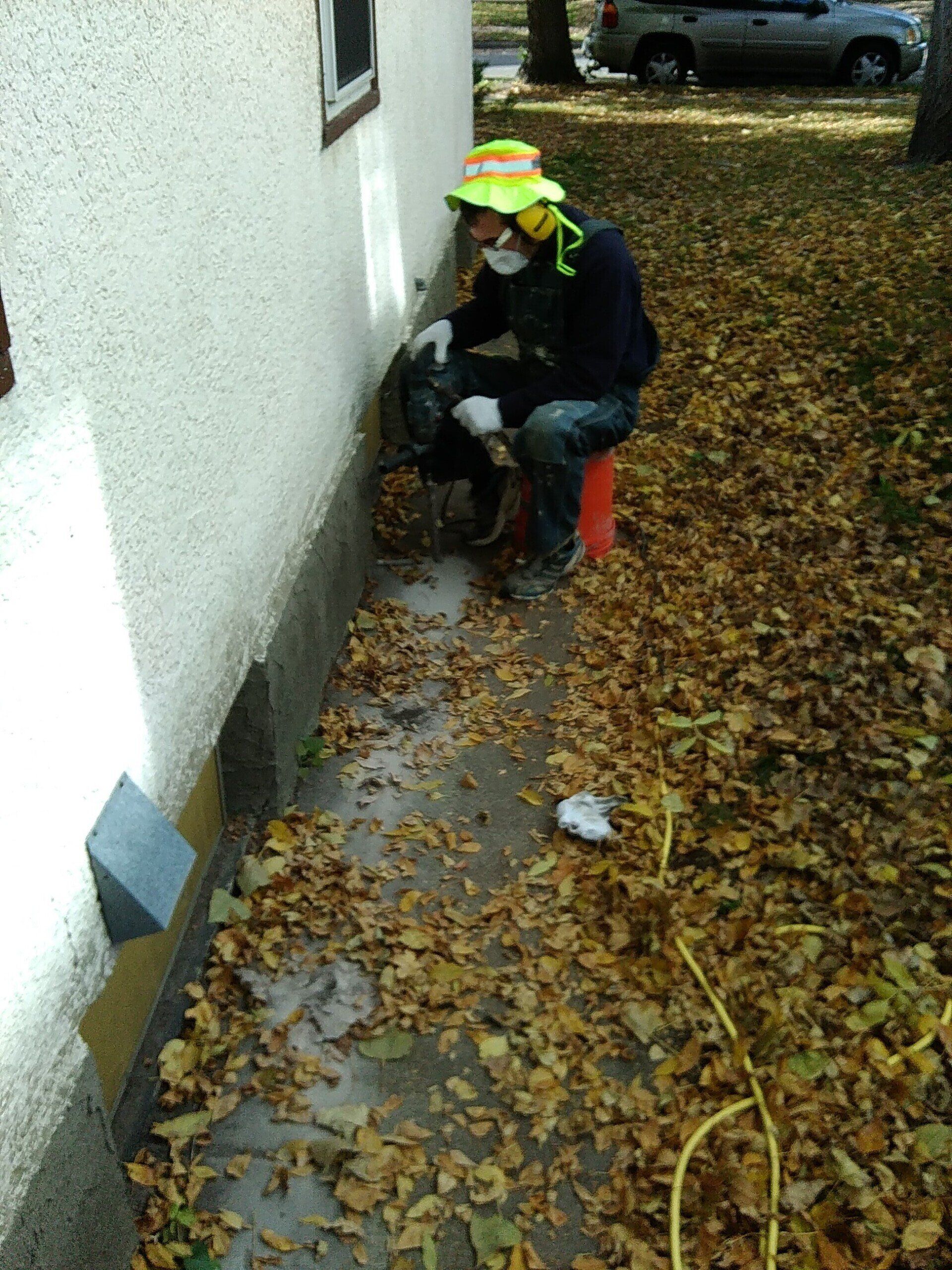 Waterproofing Minneapolis Foundation with a wet basement