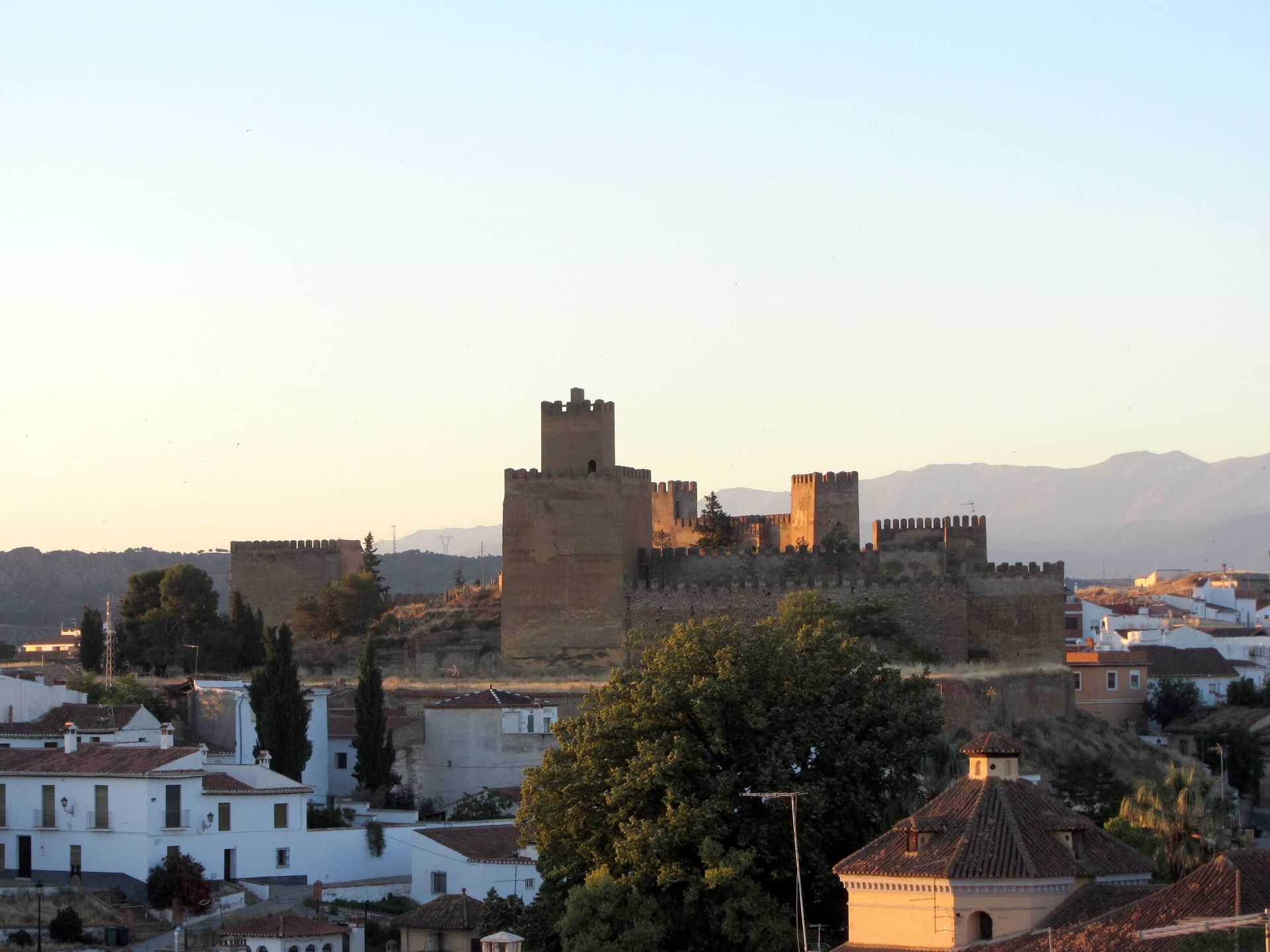 Vista panorámica de la Alcazaba de Guadix