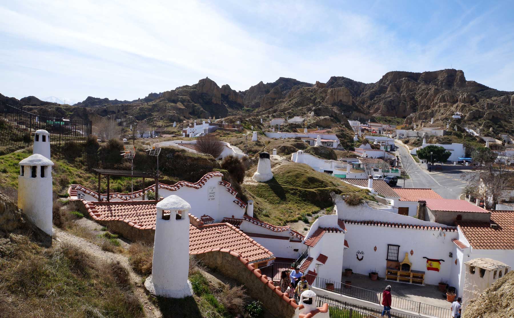 Panorámica de Cuevas de Guadix