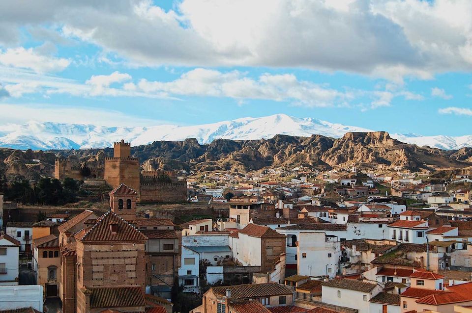 Vista panorámica de Guadix y Alcazaba Vista panorámica de Guadix y Alcazaba