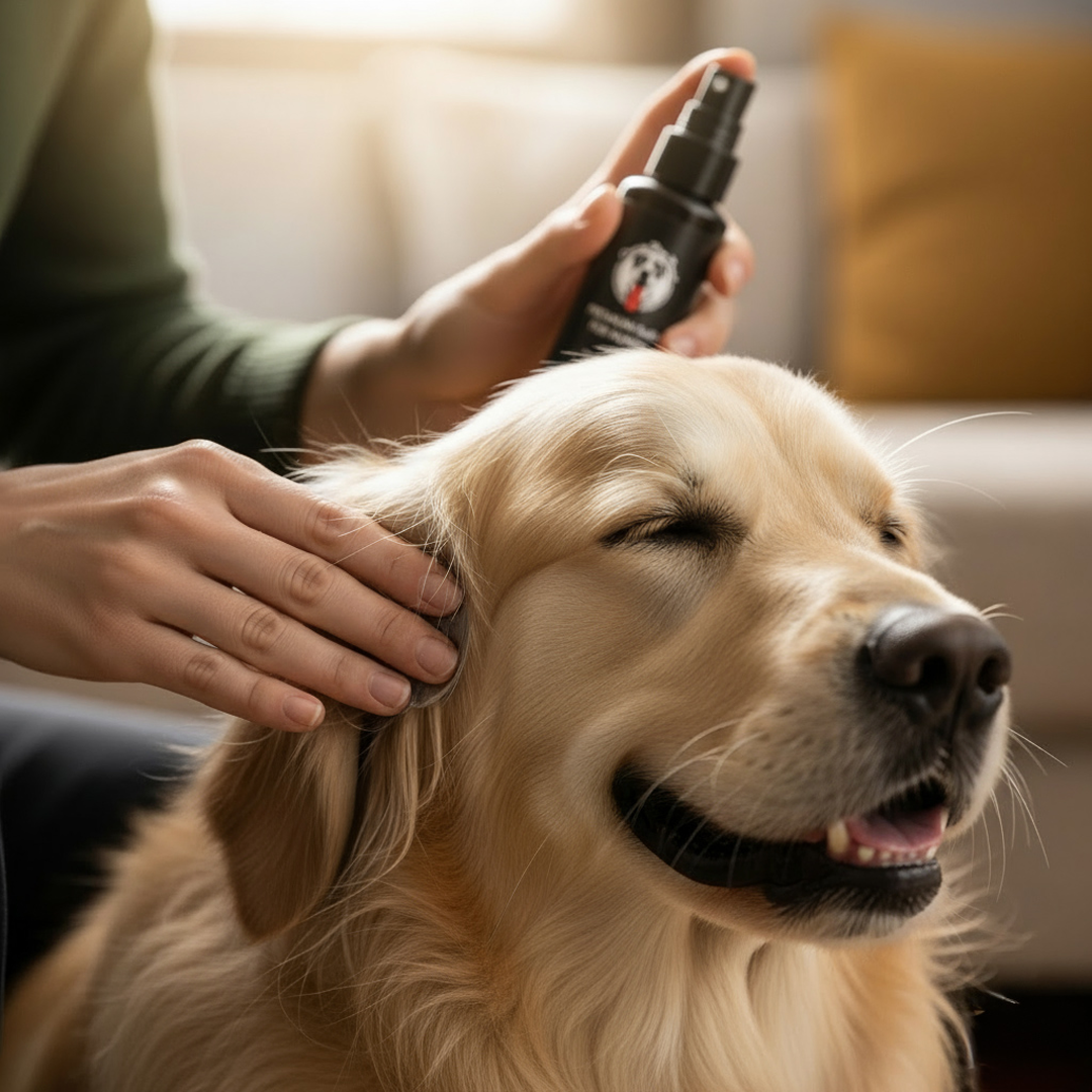 CrazyDogPaul Premium -Sensitiv - Hundeshampoo sorgt für gesunde Haut und glänzendes Fell, gegen Juckreiz, besonders für empfindliche Hunde und Welpen geeignet Crazydogpaul Hundefellpflege gegen Zecken