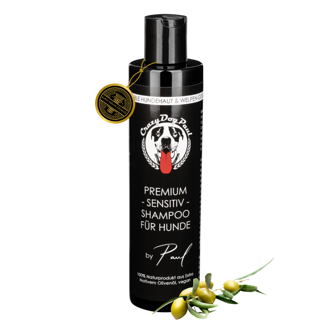 CrazyDogPaul Premium Sensitiv Shampoo – sanfte Reinigung für empfindliche Hundehaut