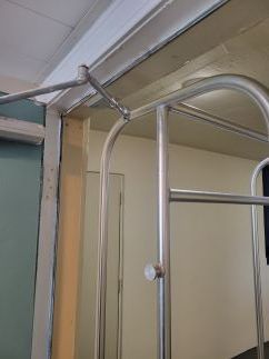 Carts Do Not Fit Through Entry Door