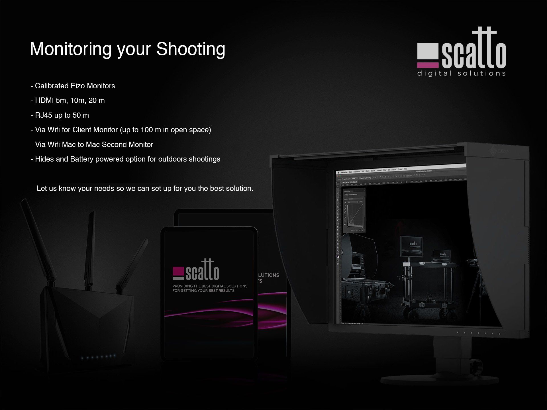 Monitores On Set on-set-monitors & Scatto Digital Solutions & Digital Tech & Rental Digital Madrid Spain