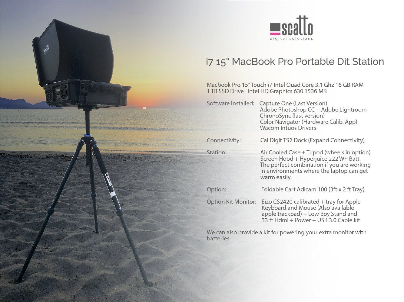 Macbook Pro i7 15 inches Portable Digital Station Scatto Digital Solutions-portable digital station-macbook pro i7 15-photography digital technician-digital equipment rental for photography-Madrid-Spain