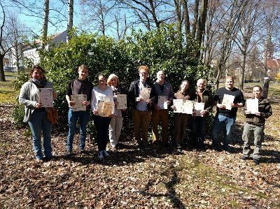 Glückliche und zufriedene JungfalknerInnen!