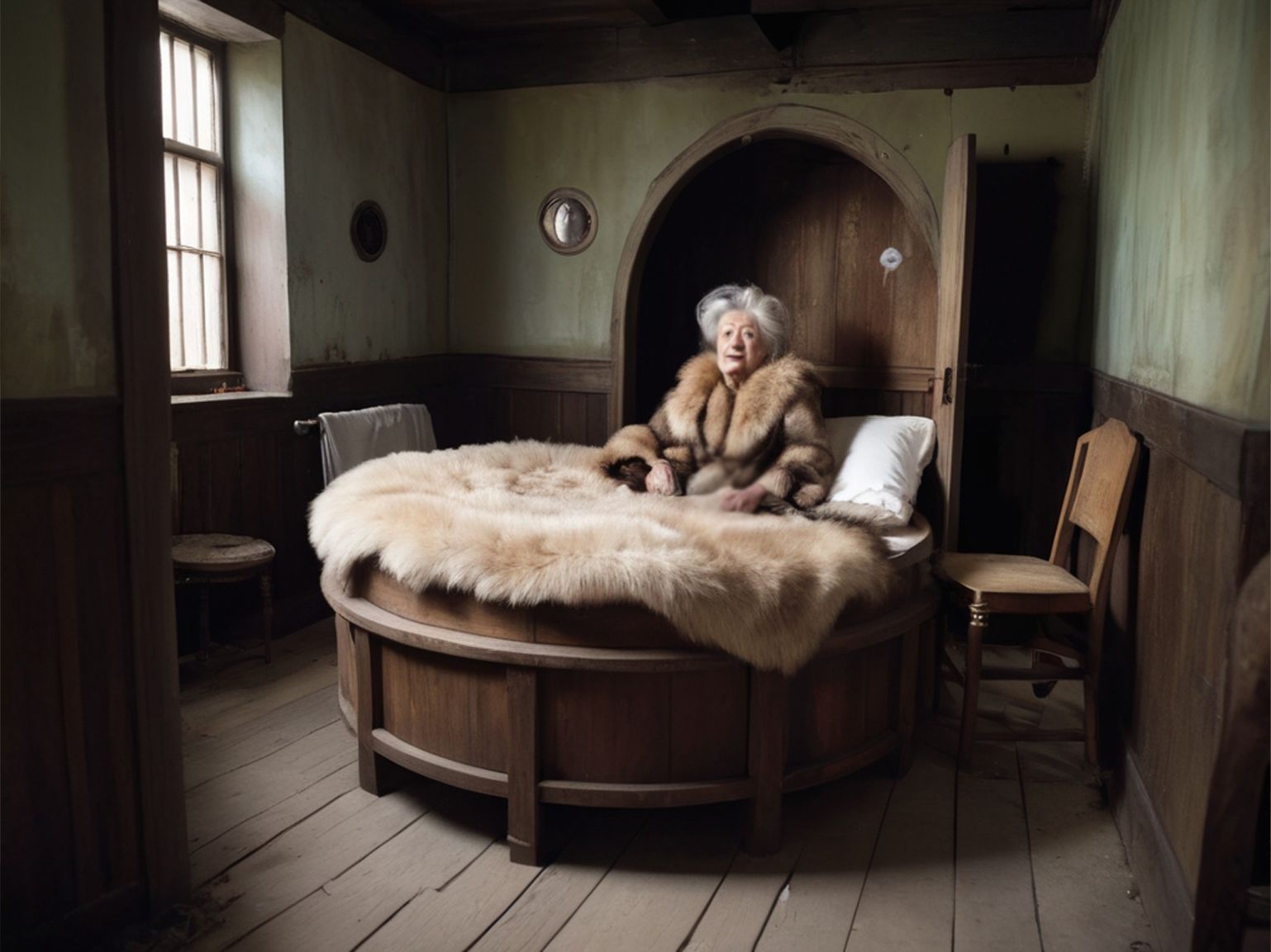Schlafkammern, Rückzugsräume auf Burg Grottental.
