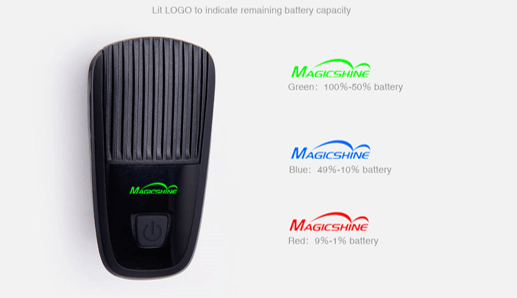 Magicshine Helmlampe Allty 500 mit Batterieanzeige