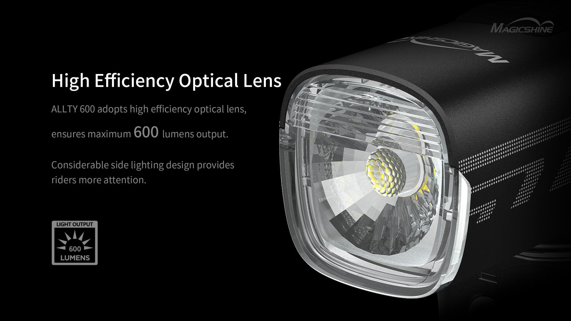 Allty 1000, mit 1000 Lumen und einem Gewicht 132g