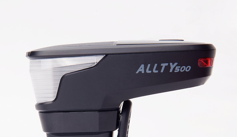 Seitenprofil der Magicshine Helmlampe Allty 500 mit integriertem Akku