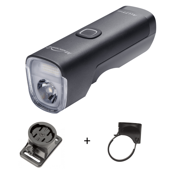 Magicshine Helmlampe Allty 1000 mit integriertem Akku und 2 Haltern