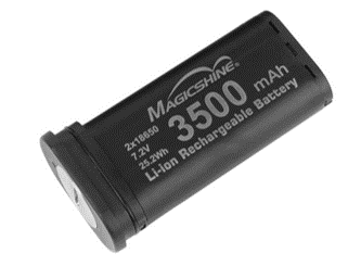 Magicshine leistungsstarke LED Helmlampe Allty 2000 mit intergriertem Akku und 2 Haltern, sowie 2000 Lumen