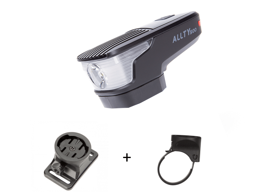 Magicshine Allty 500 Helmlampe mit 2 Haltern und 500 Lumen