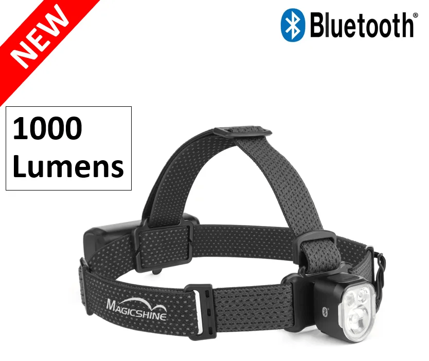 Magicshine MOH 15 Stirnlampe mit Kopfband und 400 Lumen