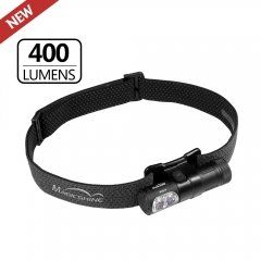 Magicshine MOH 15 Stirnlampe mit Kopfband und 400 Lumen