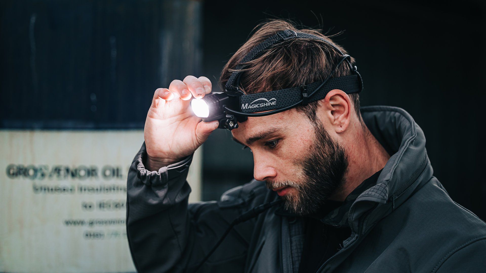 Magicshine Helmlampe und Stirnlampe MOH 55