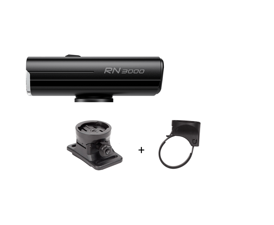 Magicshine Helmlampe RN 3000 mit 3000 Lumen, 2 Haltern