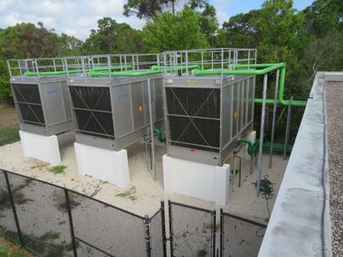 Cooling  tower replacment south florida, pumps, chilled water piping broward county