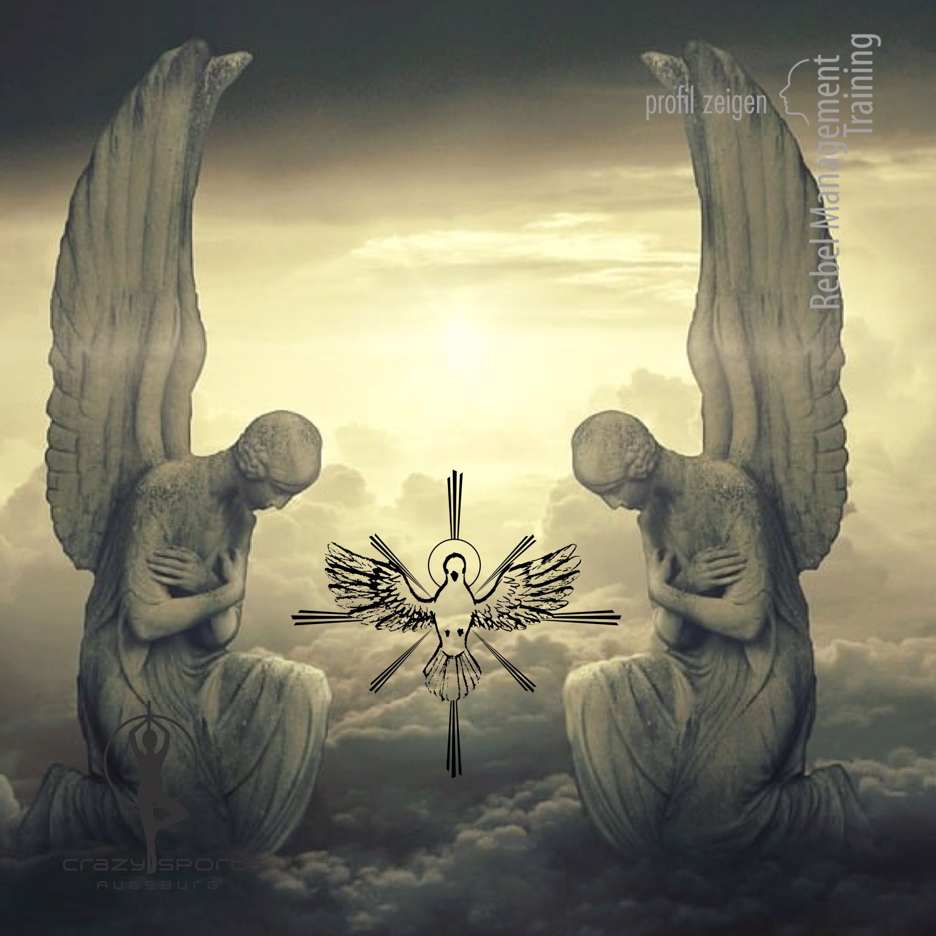 Engel mit Friedenstaube